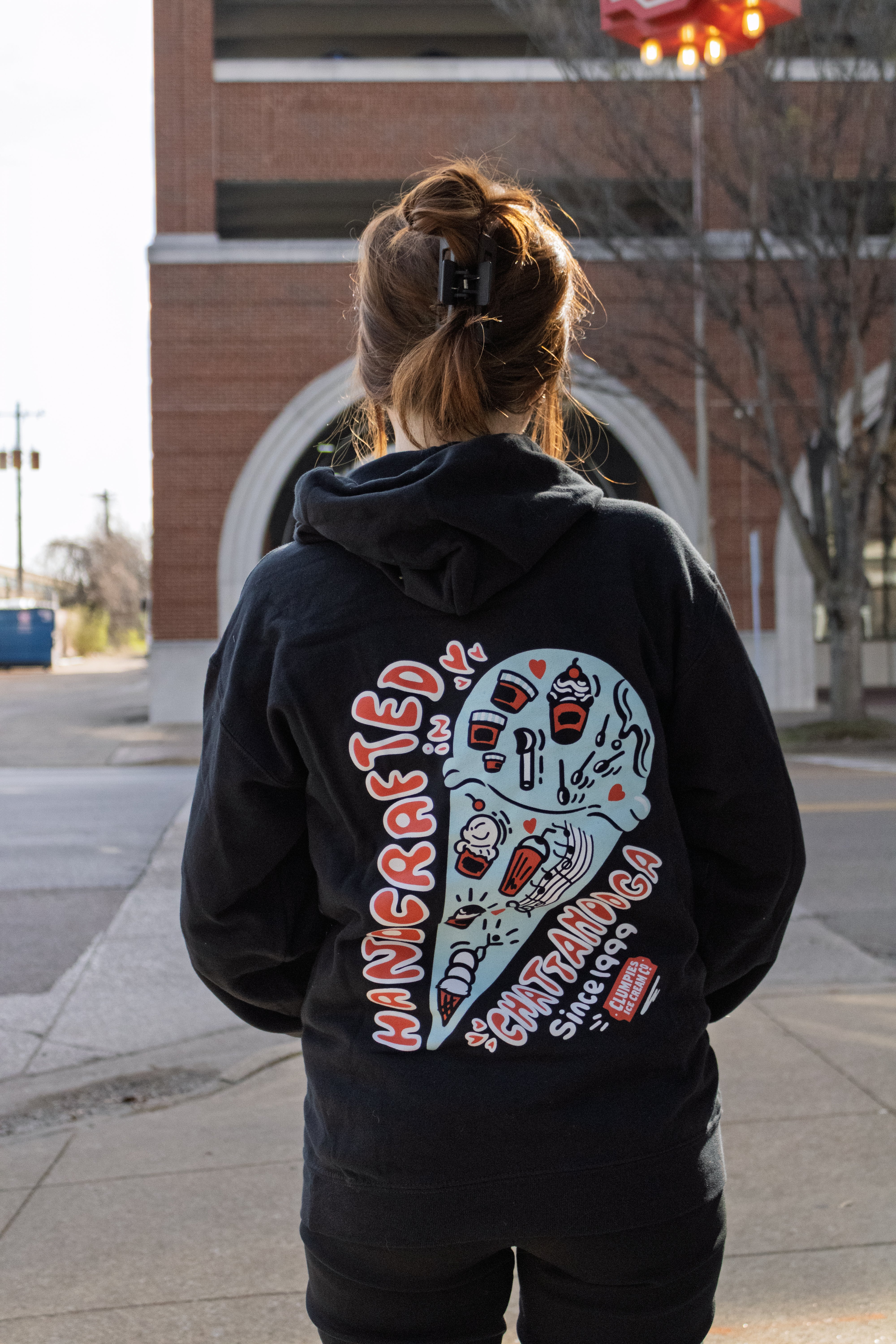 Black Hoodie – Clumpies Ice Cream Co.